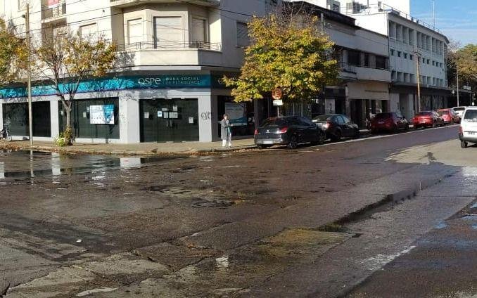 La esquina de 4 y 48, “una laguna”