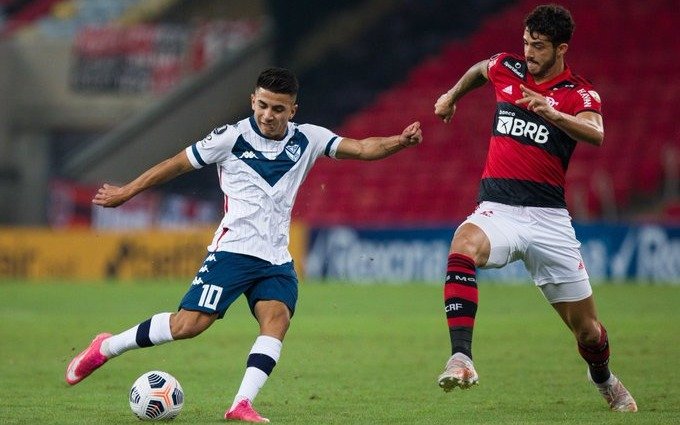 Vélez empató con Flamengo en el Maracaná y terminó segundo en el grupo G