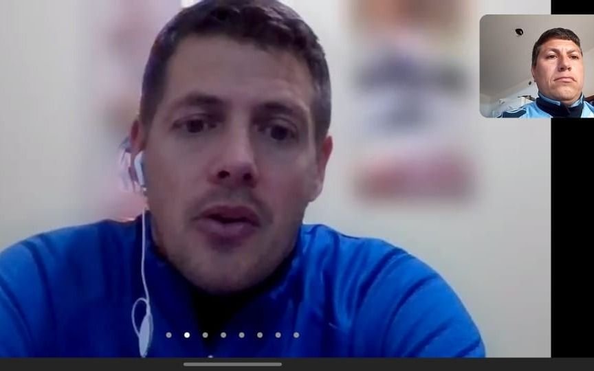 Germán Delfino capacitó a árbitros platenses