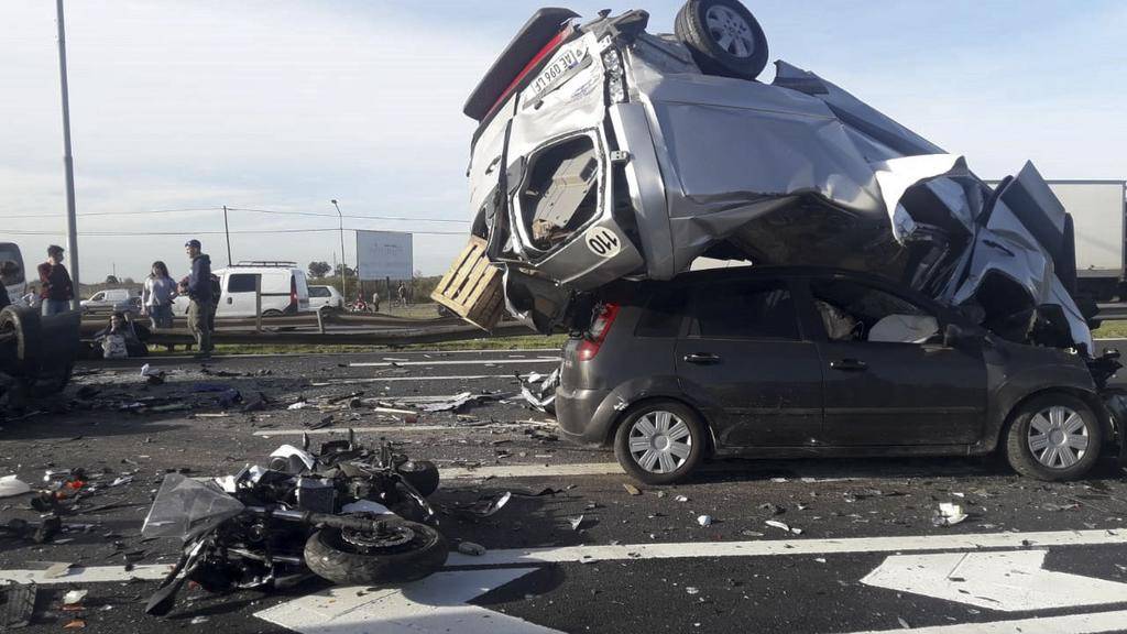 Choque múltiple y muerte en Acceso Norte