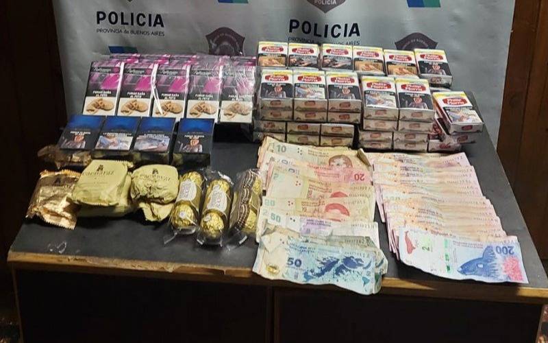 Asalto y persecución en Zona Norte: cayeron con un botín de dinero, cigarrillos y golosinas