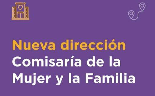Nueva dirección de la Comisaria de la Mujer y la familia