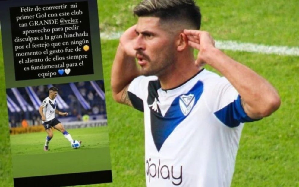 El jugador de Vélez que le tuvo que pedir disculpas a su hinchada