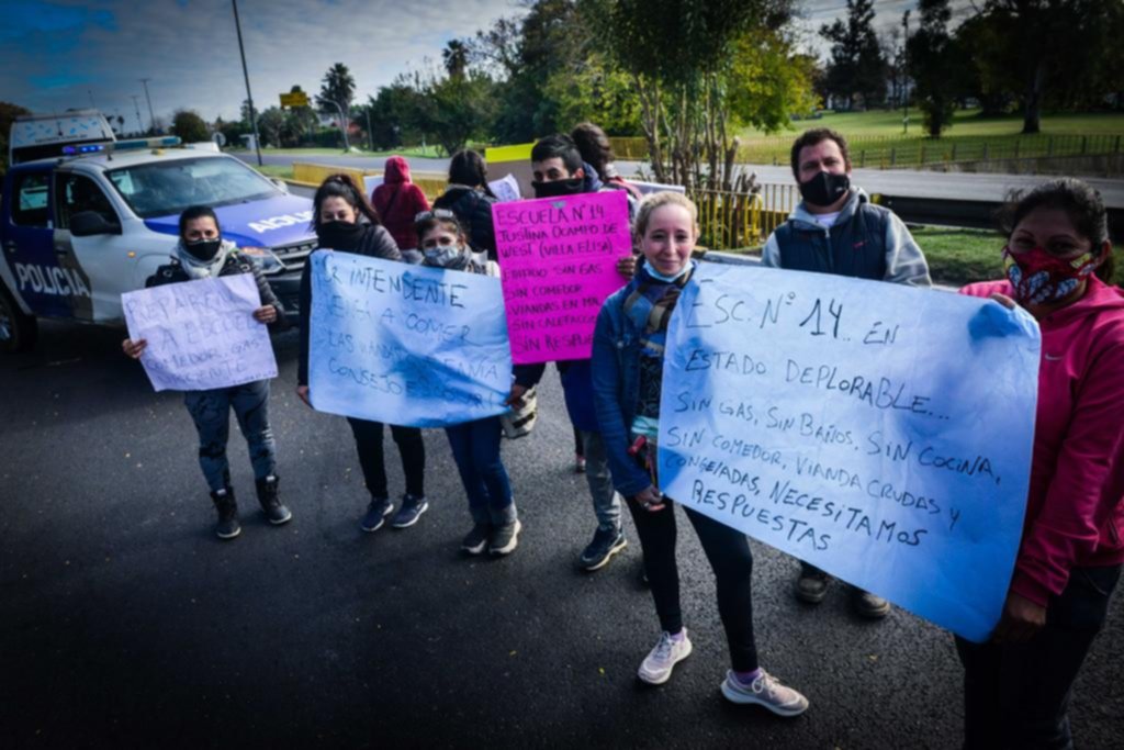 Nueva protesta escolar por problemas con el gas
