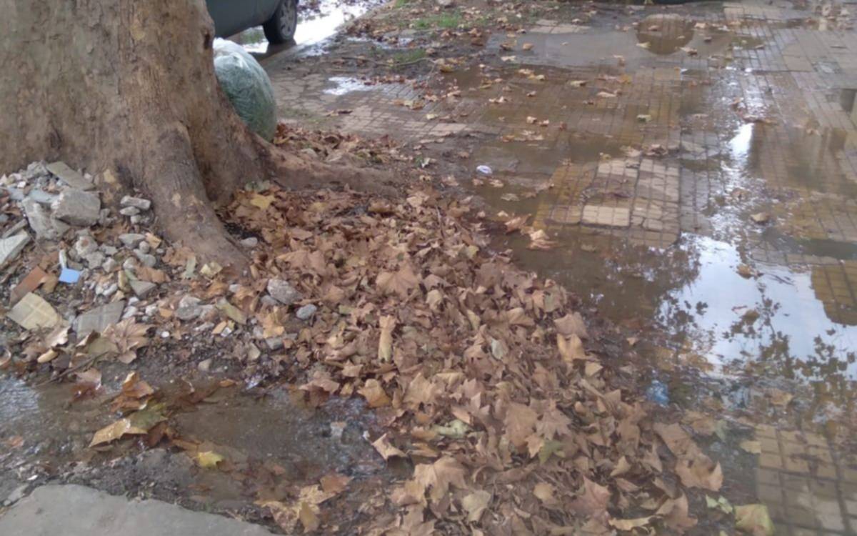 Una pérdida de agua genera trastornos en Barrio Hipódromo