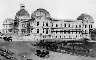 El Palacio de Justicia de La Plata en construcción