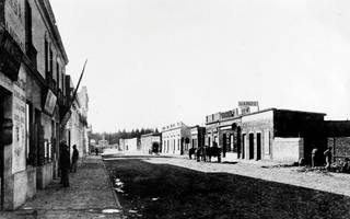 La Plata: la calle 49 desde calle 5 en sus inicios