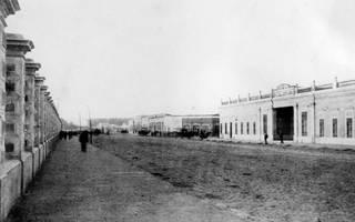 Boulevard 80 desde el sudoeste de La Plata