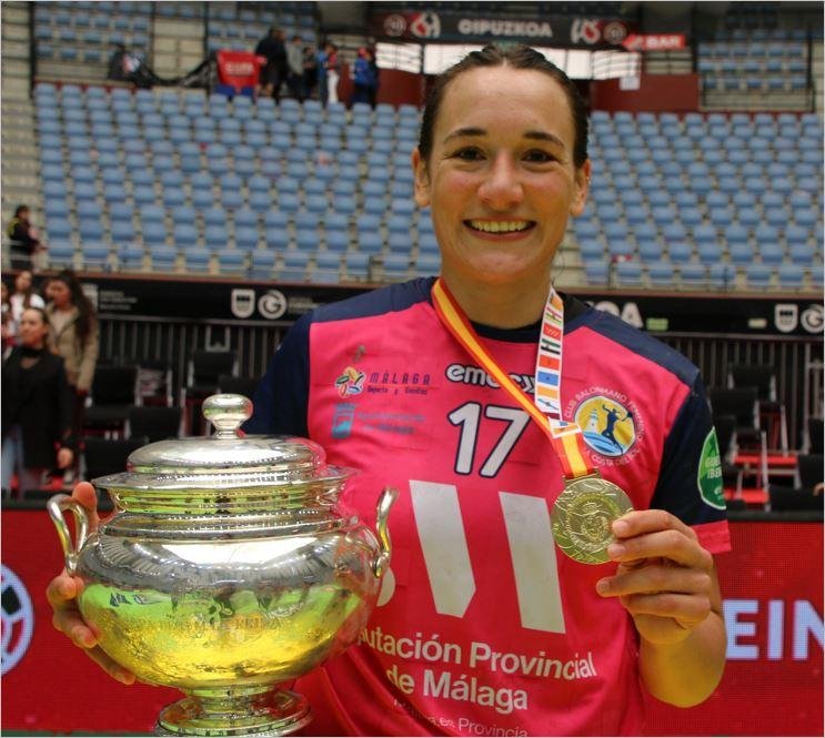 La platense Rocío Campigli, la “Reina” del handball en España