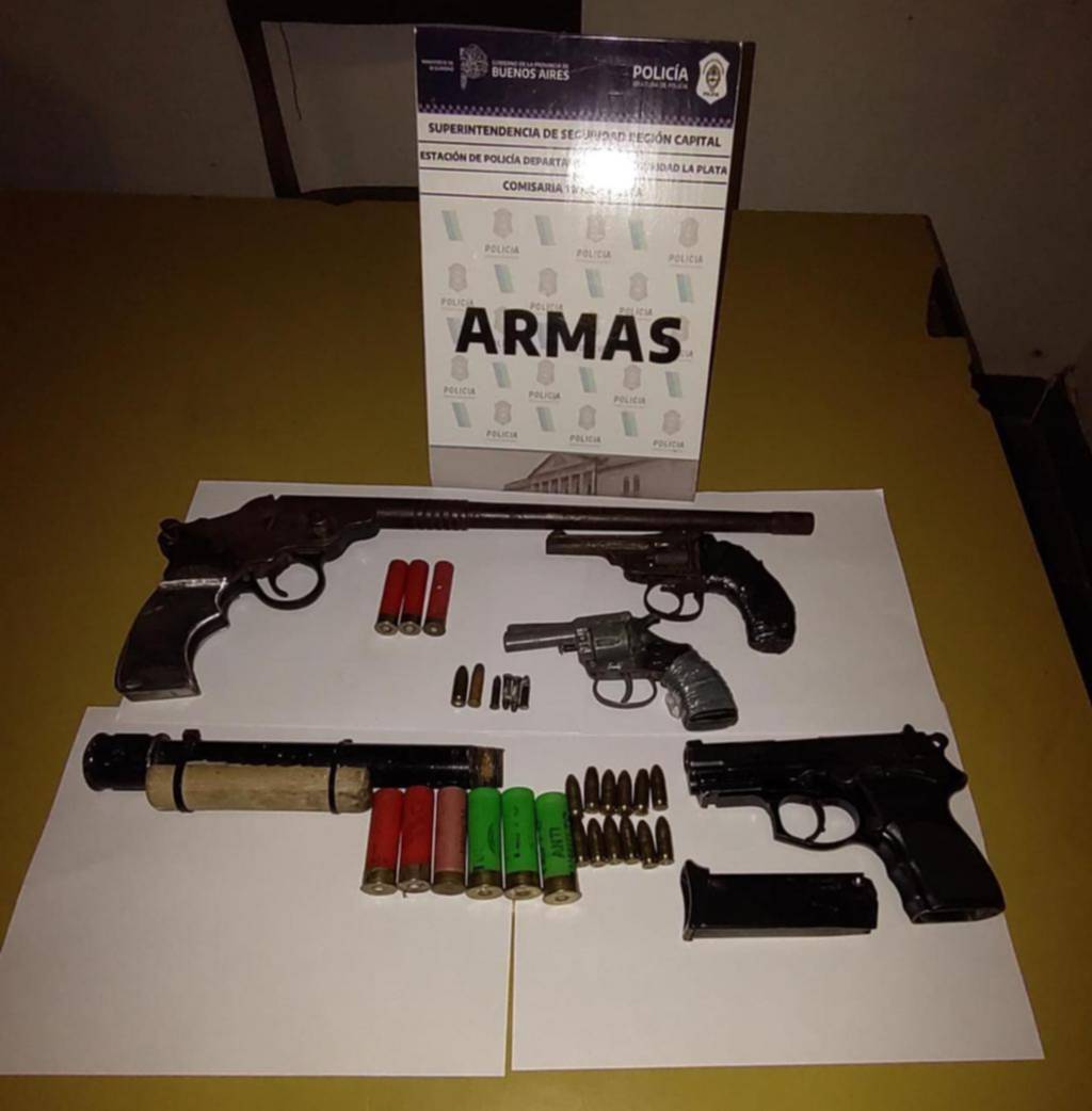 Bandas con armas y drogas, señal de alarma en La Plata