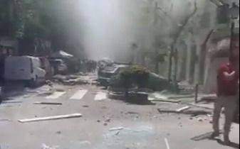 VIDEO. Una explosión en Madrid dejó heridos y desaparecidos