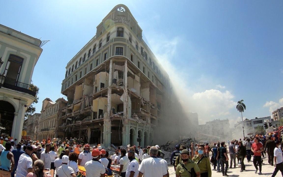 Explosión en un hotel de Cuba: ascienden a 31 los muertos