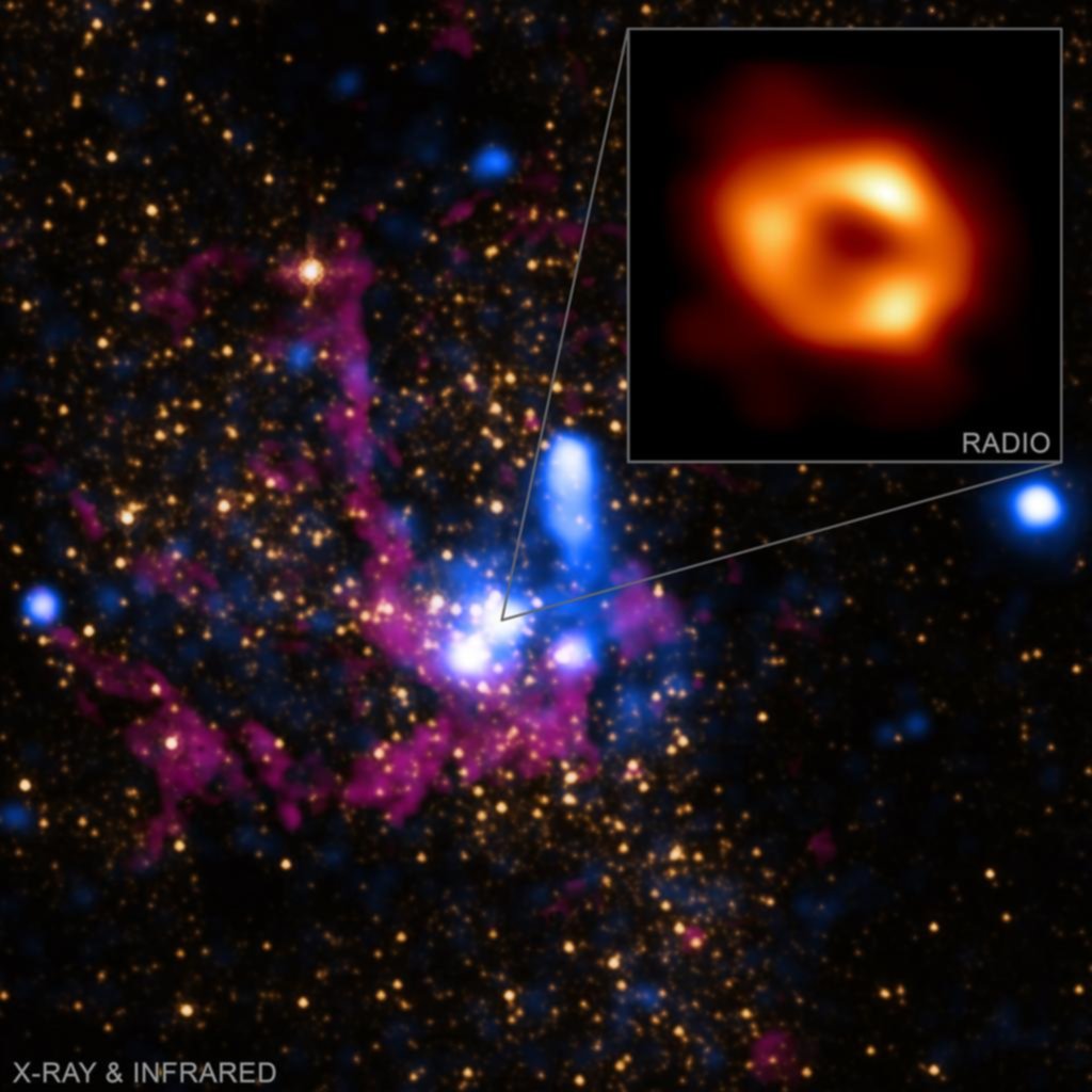 Vía Láctea: publican la primera imagen del agujero negro ubicado en el corazón de la galaxia