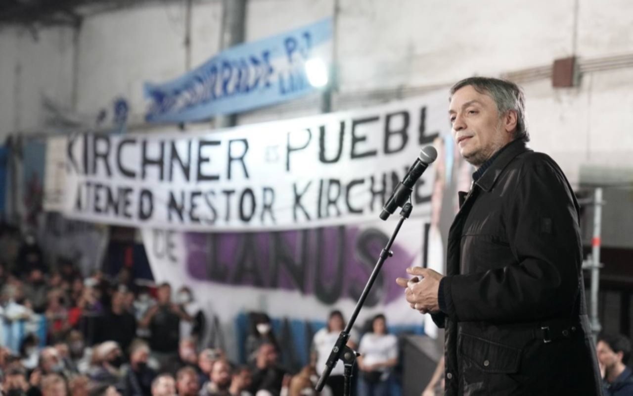 Máximo Kirchner le apuntó de nuevo a Alberto F. y a Guzmán: “Se la tienen que bancar de pecho"