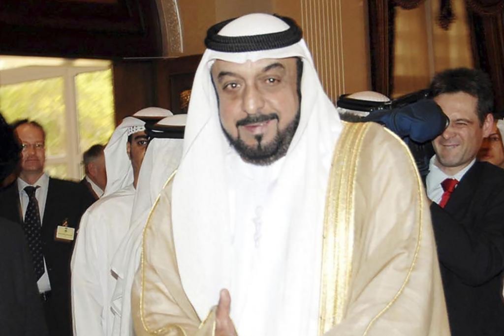 El adiós al presidente de Emiratos Árabes
