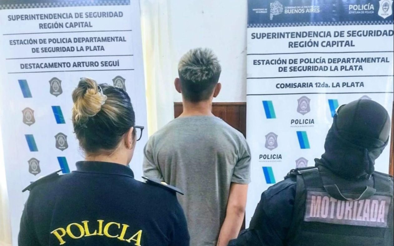 Cayó peligroso menor en La Plata: acusado de una docena de robos y prófugo por balear a una de sus víctimas 