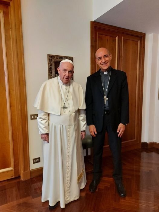 El arzobispo platense se reunió con el papa Francisco