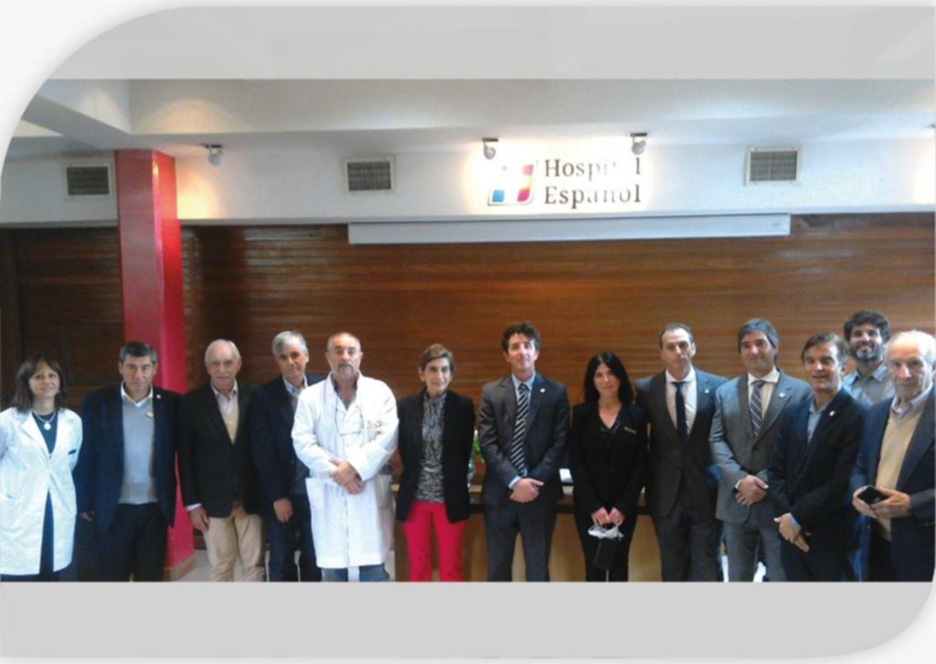 La embajadora de España en el “Hospital Español”