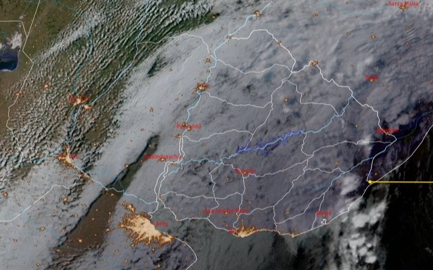El ciclón extratropical que ya golpeó a Uruguay, llega a la Costa bonaerense
