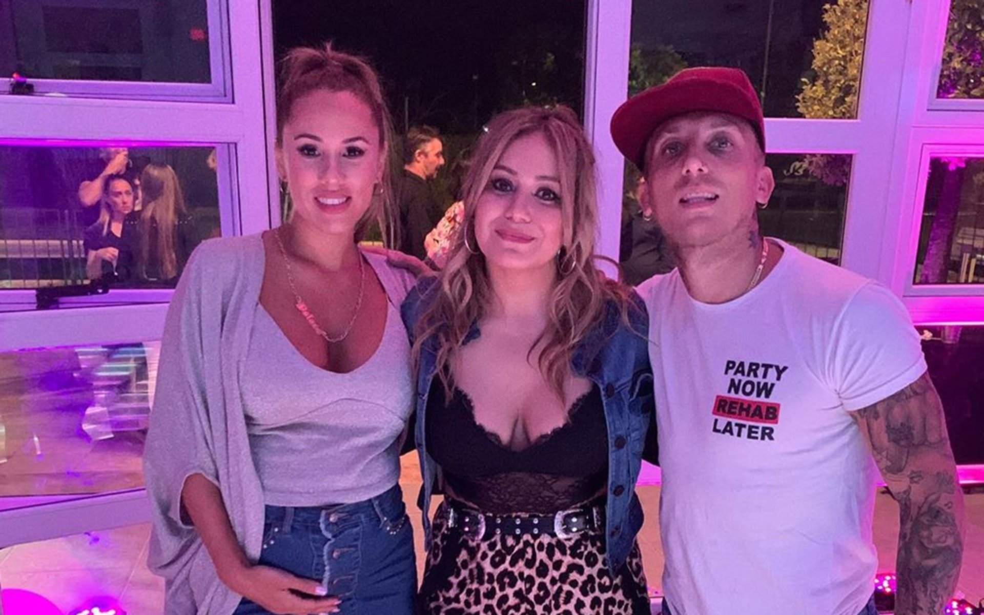 El Polaco cumplió 35 y lo festejó junto con sus ex  