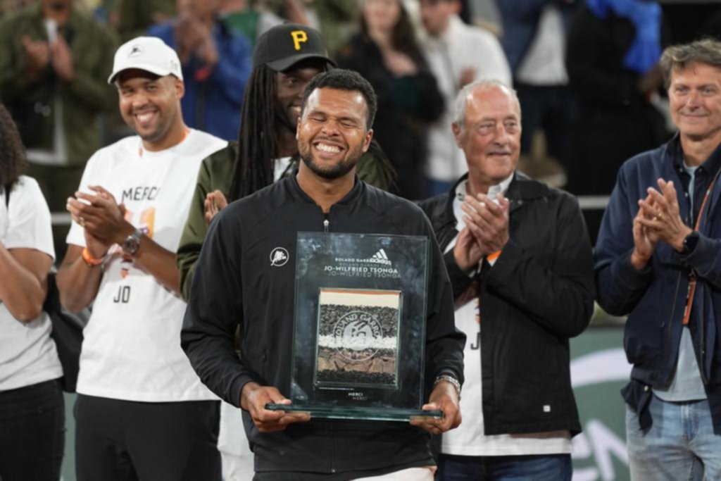 Emotiva despedida al francés Jo-Wilfried Tsonga