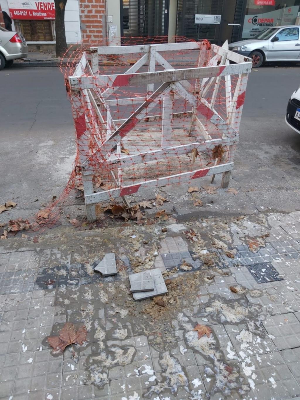Había un desborde y hubo una obra pero no funcionó
