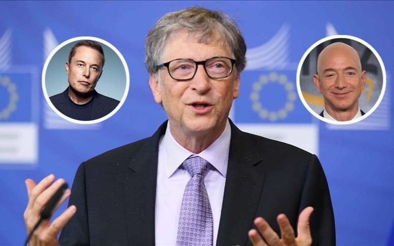 Por la caída de las acciones: Bill Gates, Elon Musk y Jeff Bezos pierden u$s 115 mil millones
