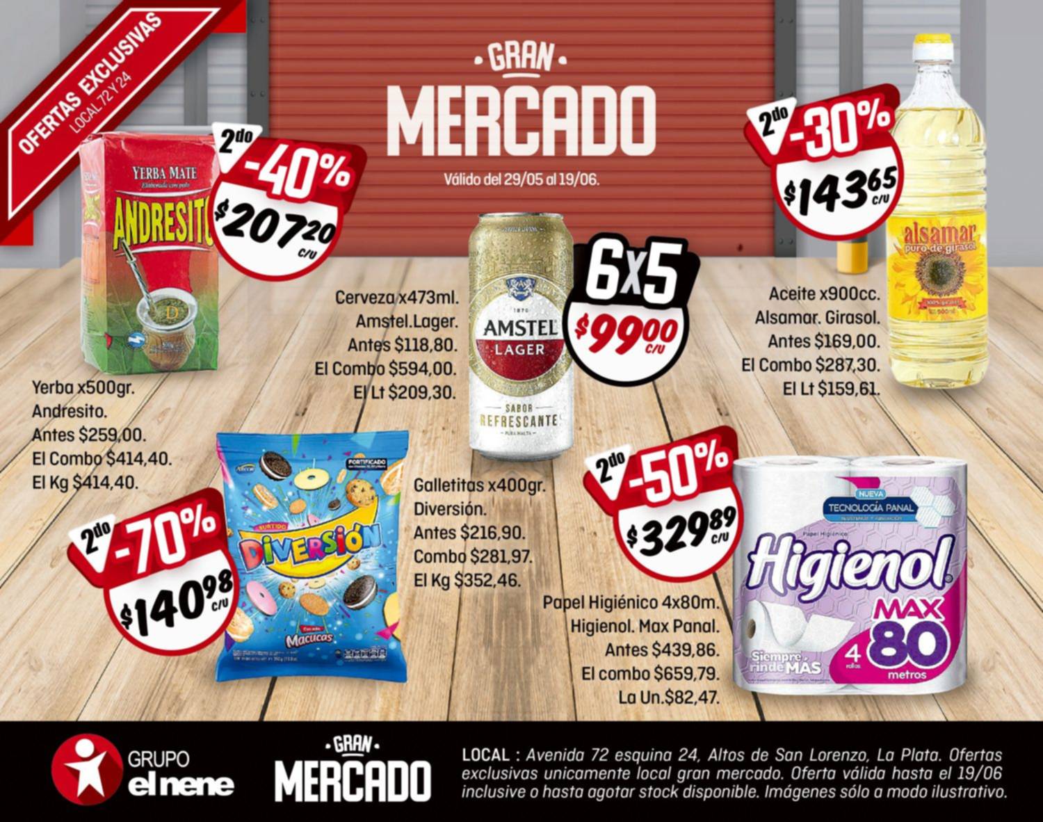 Hasta el 19 de junio, no te pierdas las ofertas de El Nene Gran Mercado