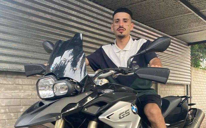 Mostraron por primera vez el video de cómo fue el accidente que sufrió El Noba con su moto