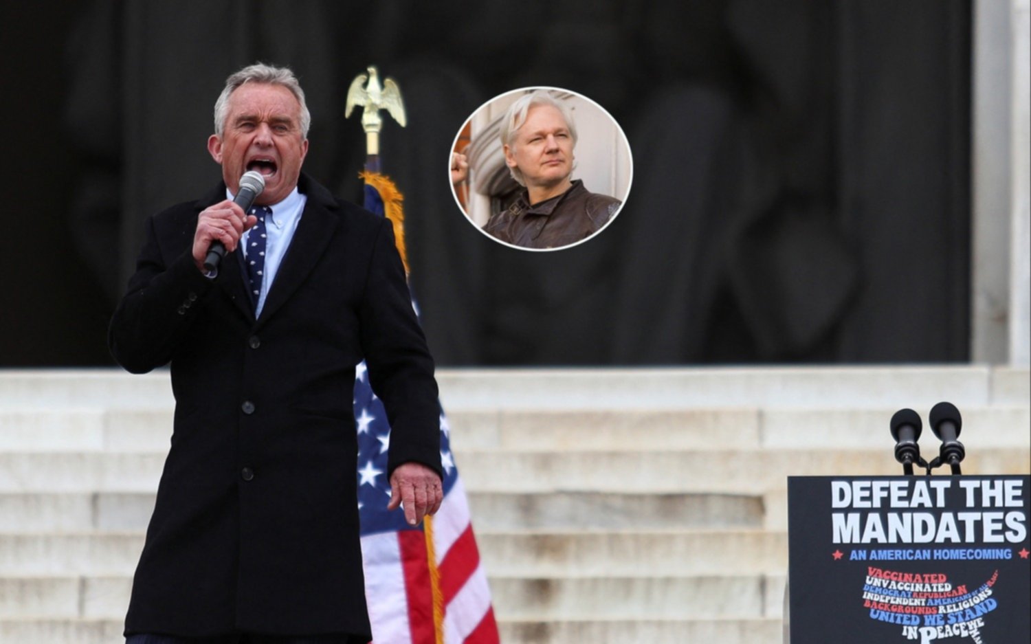 Robert Kennedy Jr prometió el perdón para Julian Assange si es elegido presidente en 2024