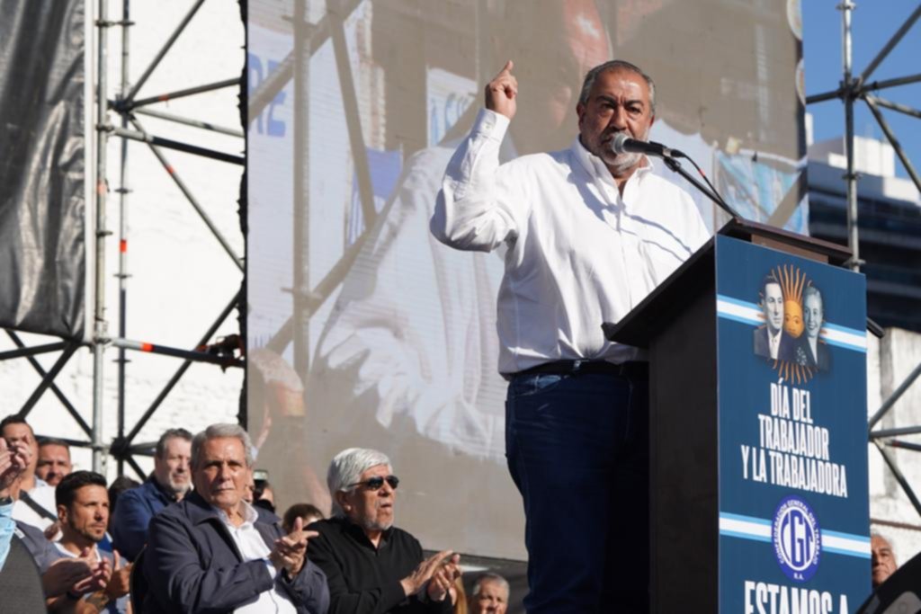 La CGT expuso su interna, sin críticas al Gobierno