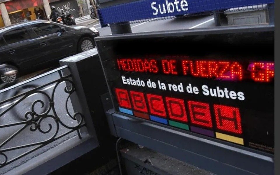 Metrodelegados confirmaron el paro en la línea A y C del subte: cuándo será y hasta cuándo durará