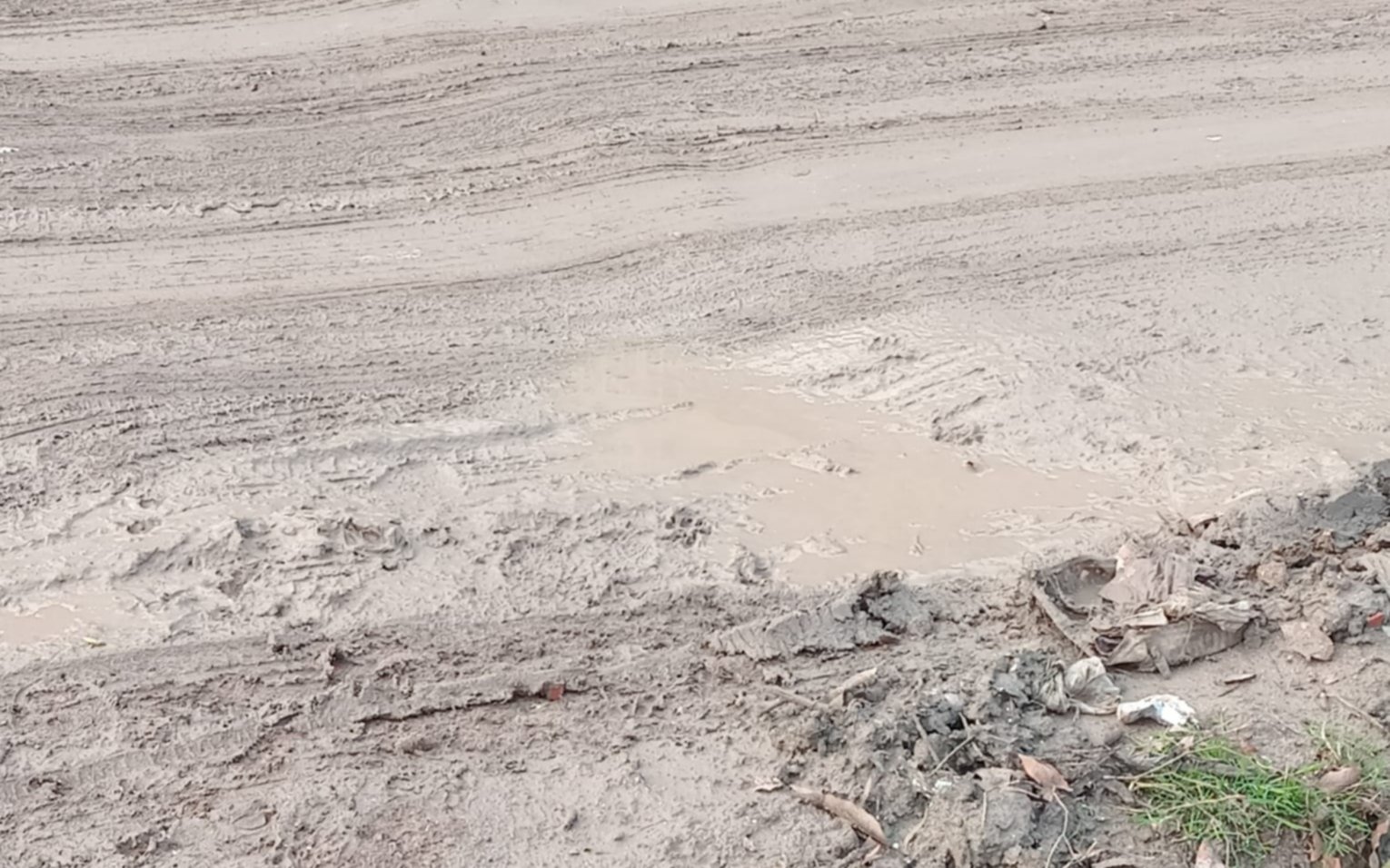 Vecinos de Berisso preocupados por una calle en mal estado