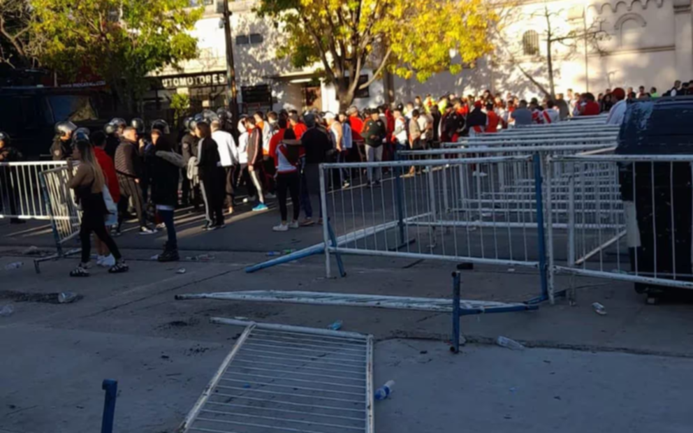 Se registraron incidentes en la previa de River vs Boca