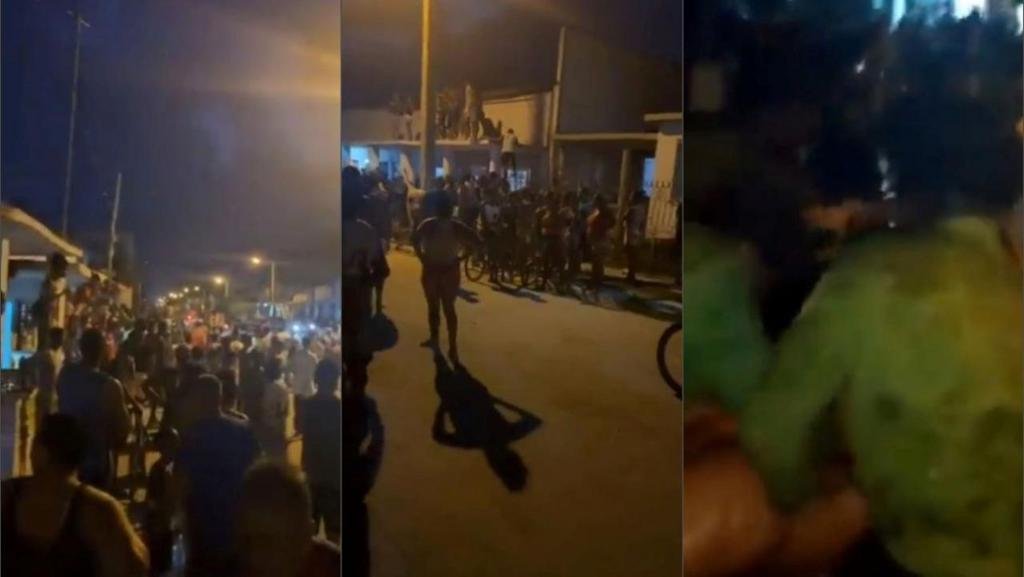 En un pueblo cubano salieron a las calles a pedir “libertad”
