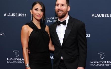 En la entrega de los premios Laureus, Antonela Roccuzzo se llevo todas las miradas: mirá el look de la primera dama del fútbol mundial  