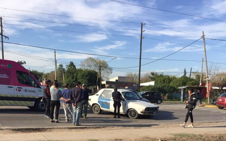 Accidente de tránsito en Barrio Aeropuerto: una nena de 4 años herida