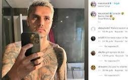 Jugada y picante selfie: Mauro Icardi se mostró con poca ropa luego su separación de Wanda Nara