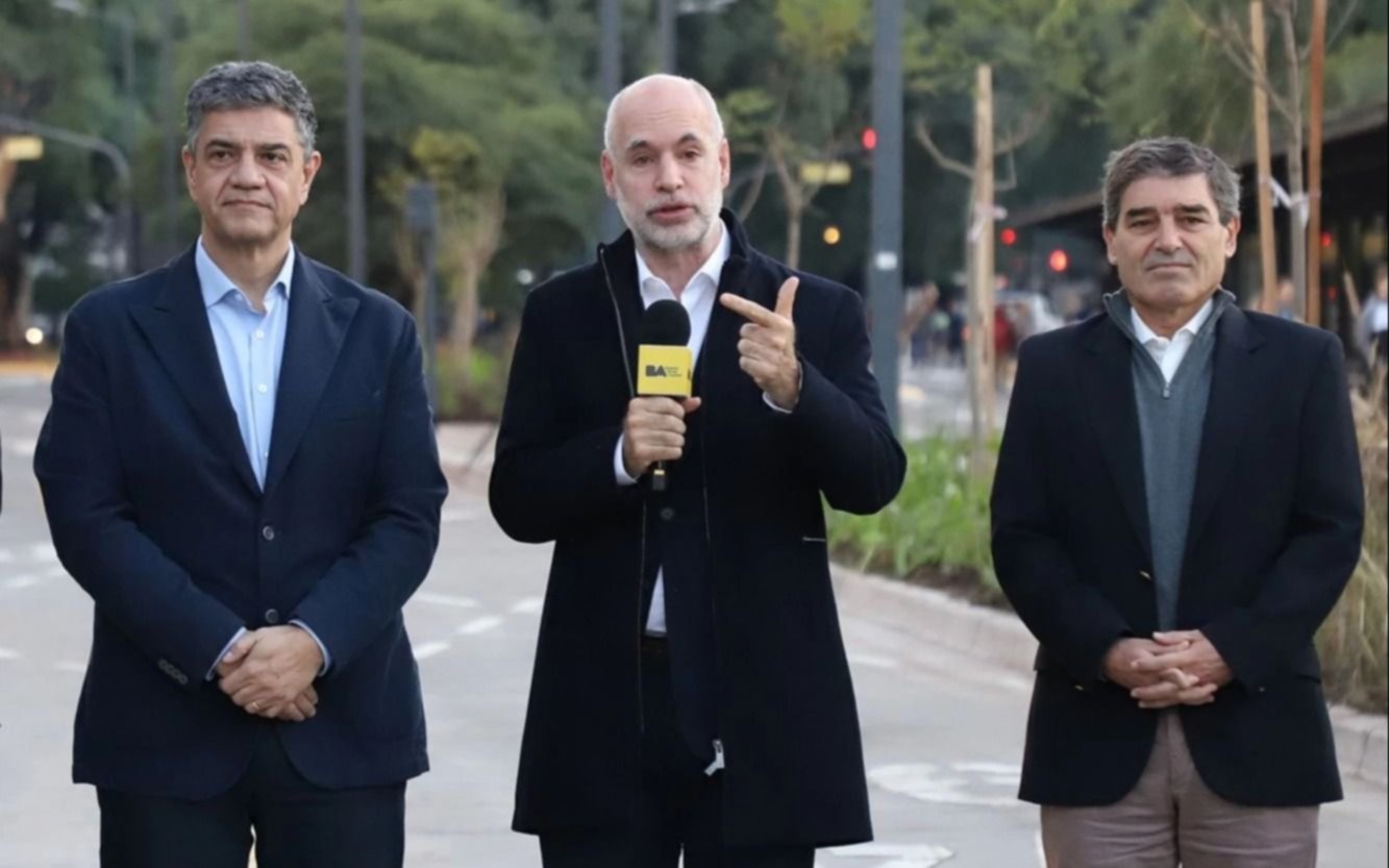 Larreta se mostró con Jorge Macri y Quirós, sacó a Vidal de la pelea y dijo que A. Fernández "no puede hablar más" de la inflación