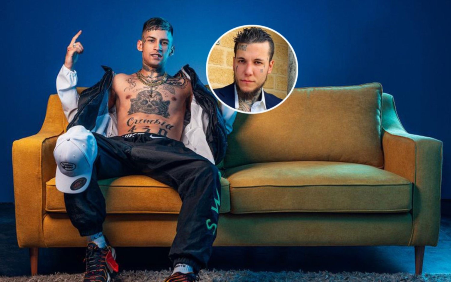 L-Gante y Alex Caniggia en pie de guerra: ""Cuando tu papá te acepte, aceptamos la crítica"
