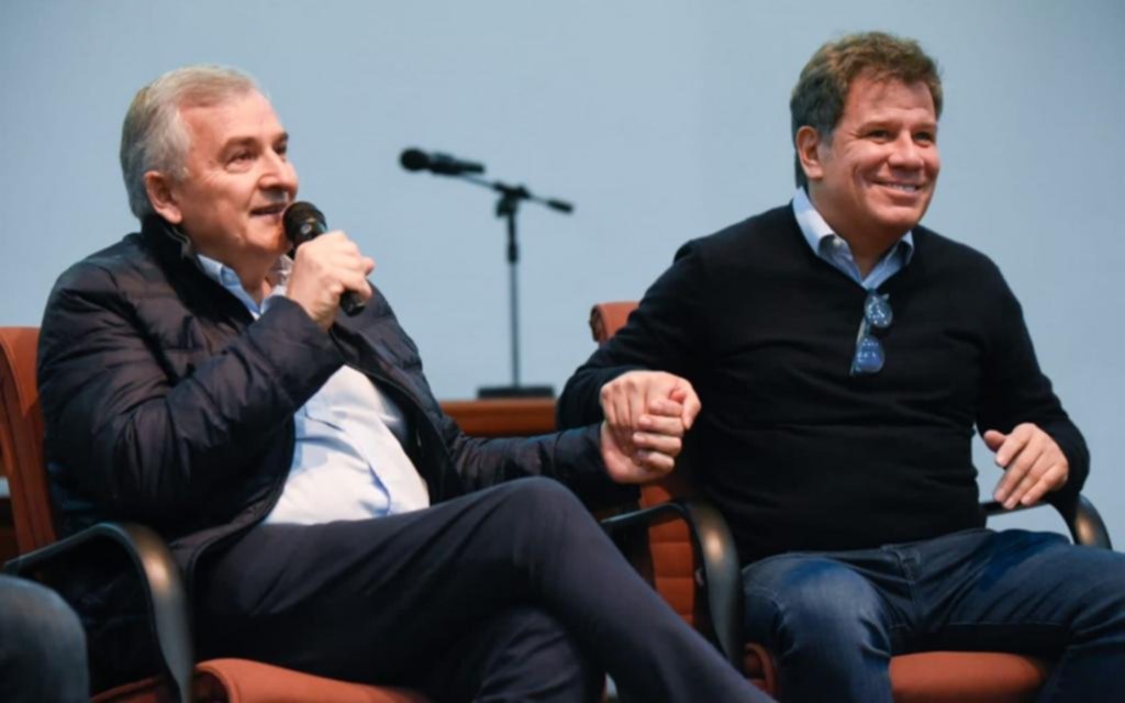 Morales y Manes se mostraron juntos en una señal a sus socios del PRO