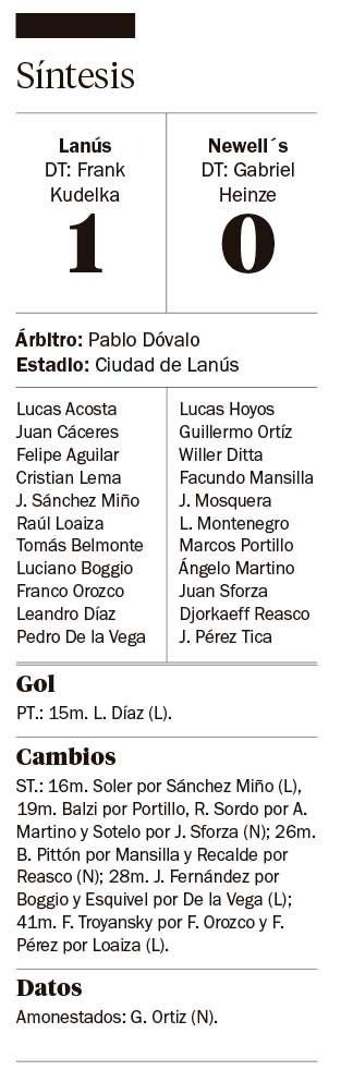 El Loco Díaz le dio la victoria a Lanús