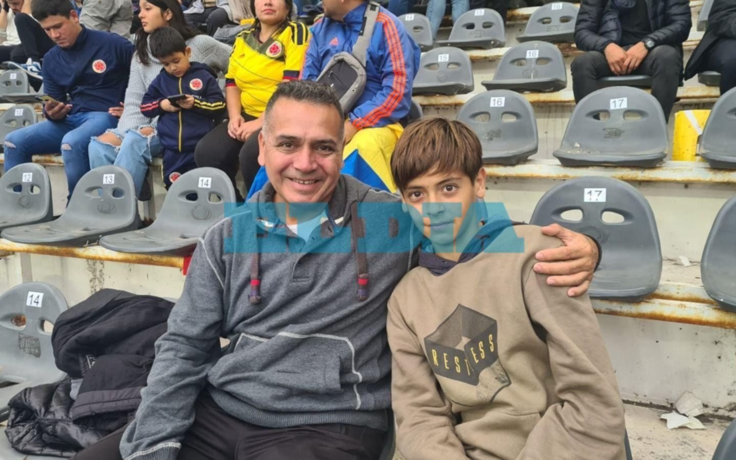 Lescano y Aguilar presentes en el Estadio Único Diego Armando Maradona con un gran marco de espectadores