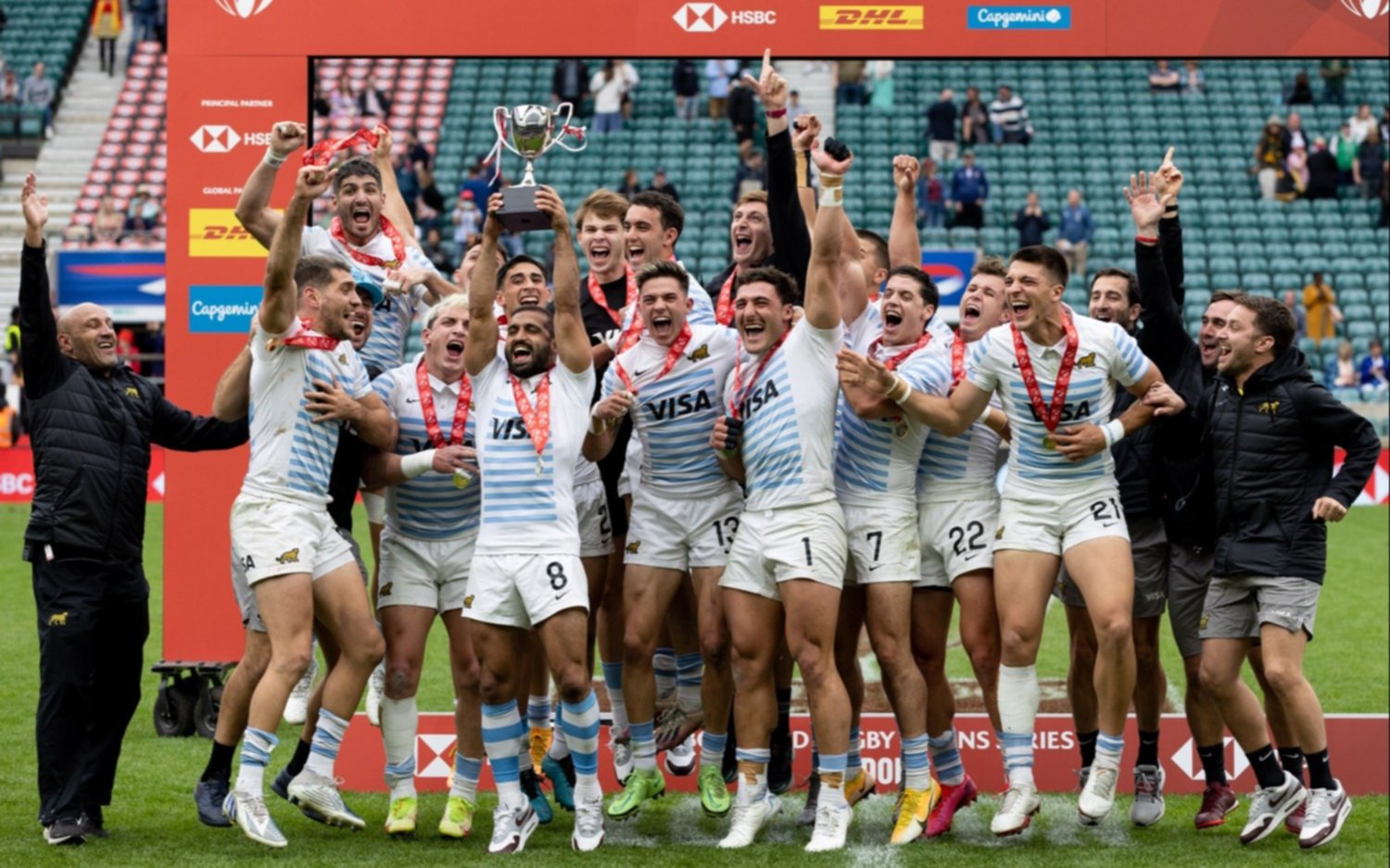 Pumas 7: campeones luego de vencer a Fiji en Inglaterra