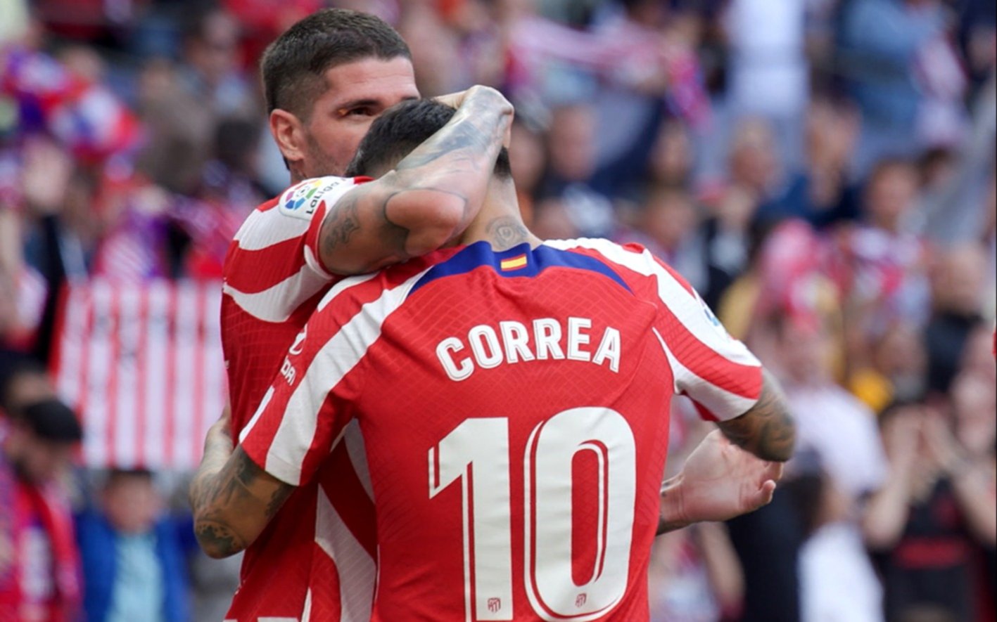Con tanto de Correa, el Atlético de Madrid de Simeone clasificó a la Liga de Campeones