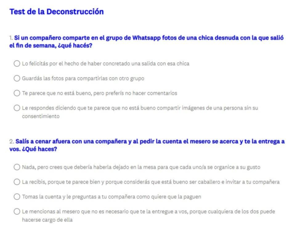 Cuál es tu nivel de “machismo en sangre”