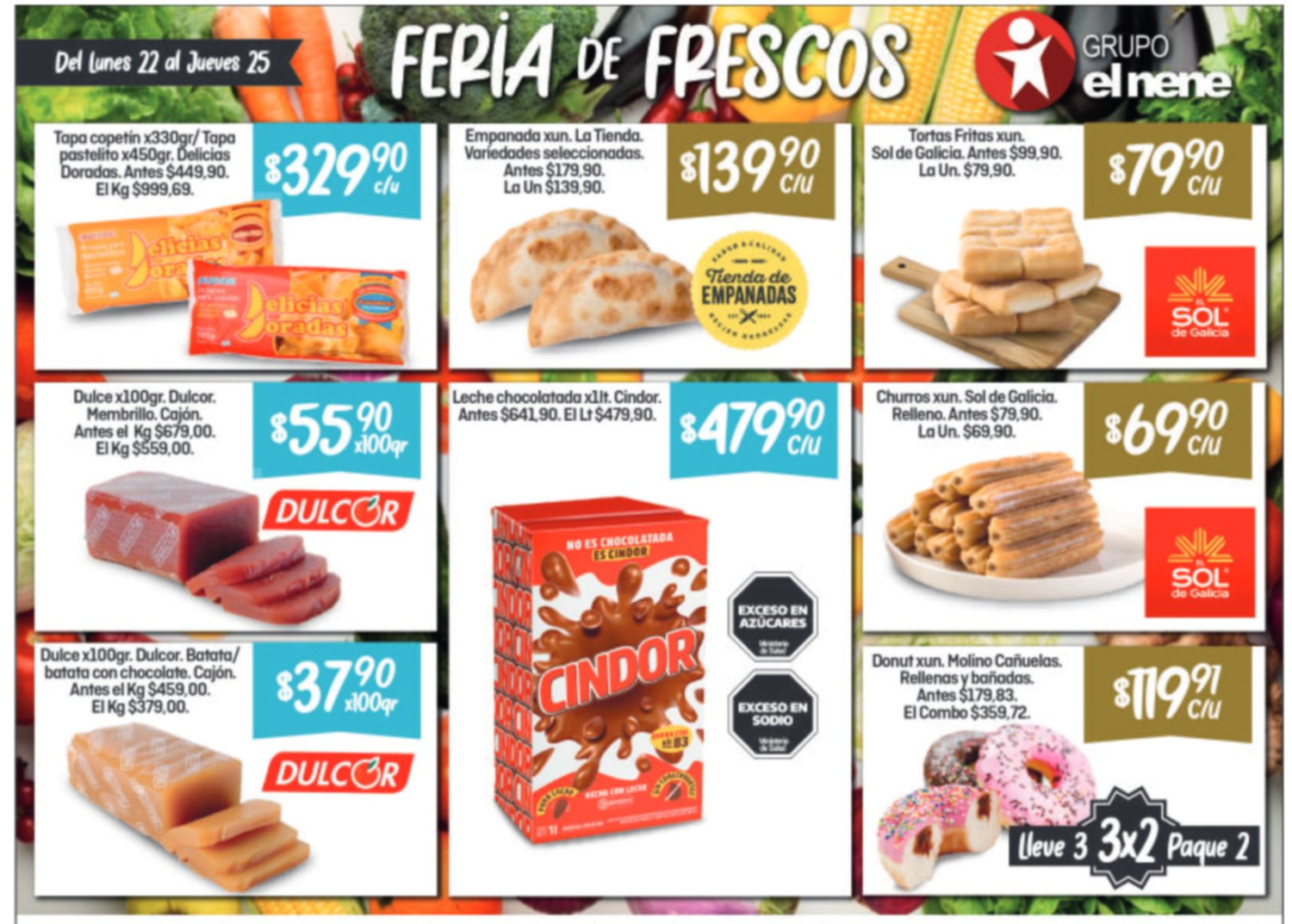 No te pierdas la Feria de Frescos en El Nene para esta semana