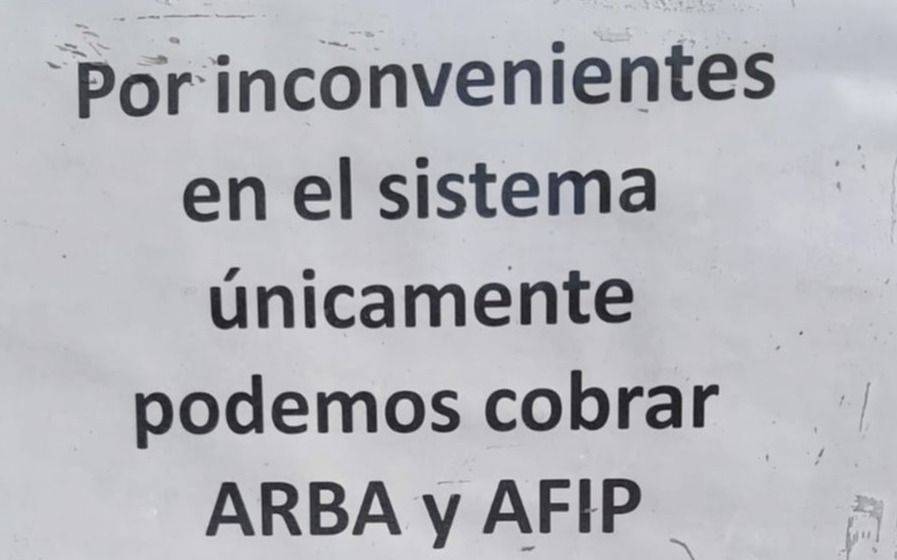 Siguen los problemas para pagar a través de Provincia NET