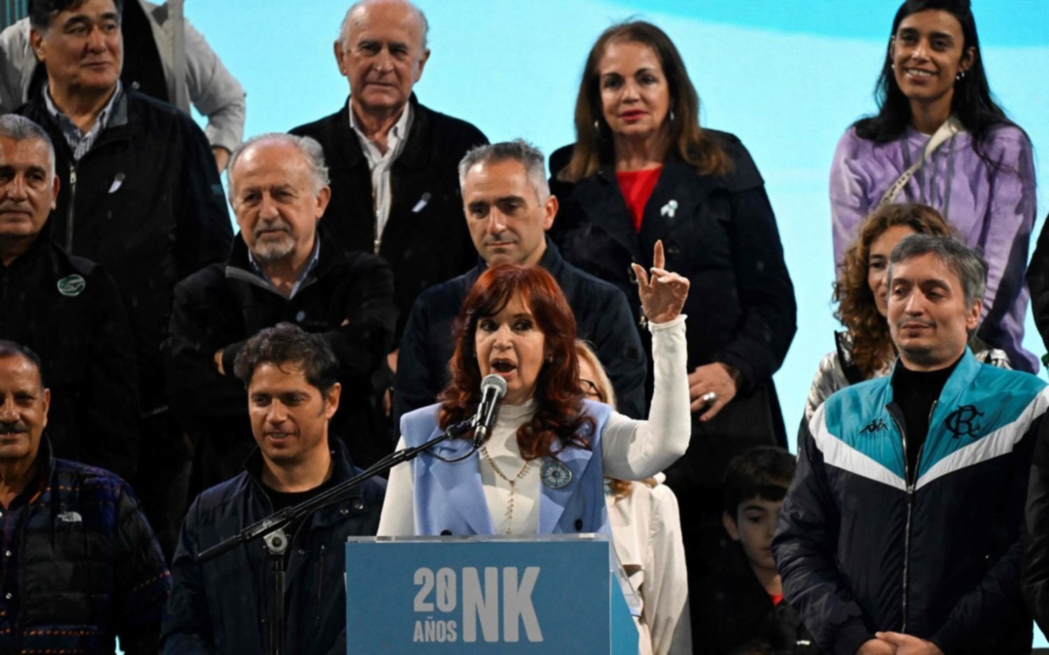 Cristina Kirchner no soltó prenda pero ratificó su centralidad