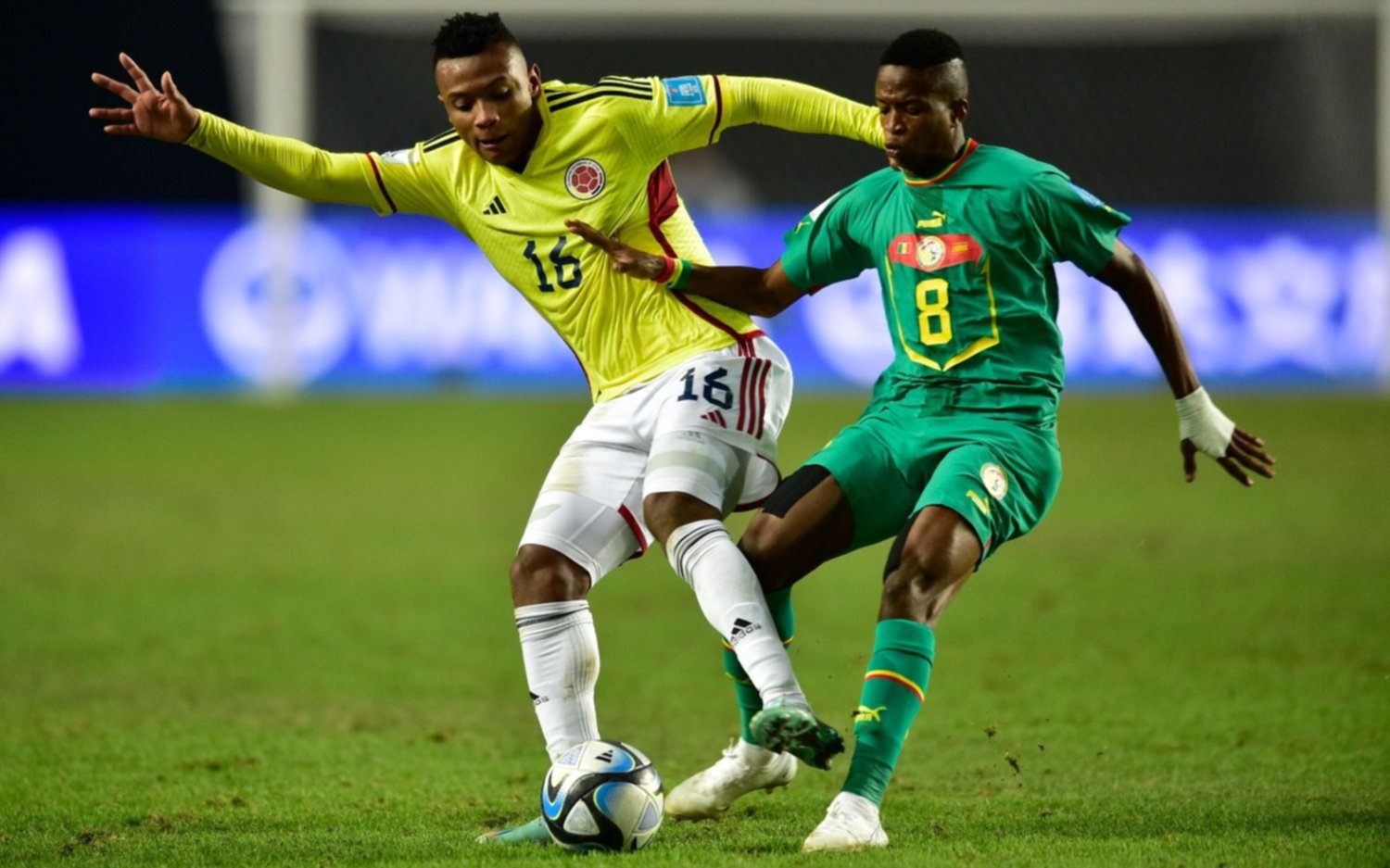 Colombia le empató sobre el final a Senegal en La Plata y lo dejó afuera de la clasificación 